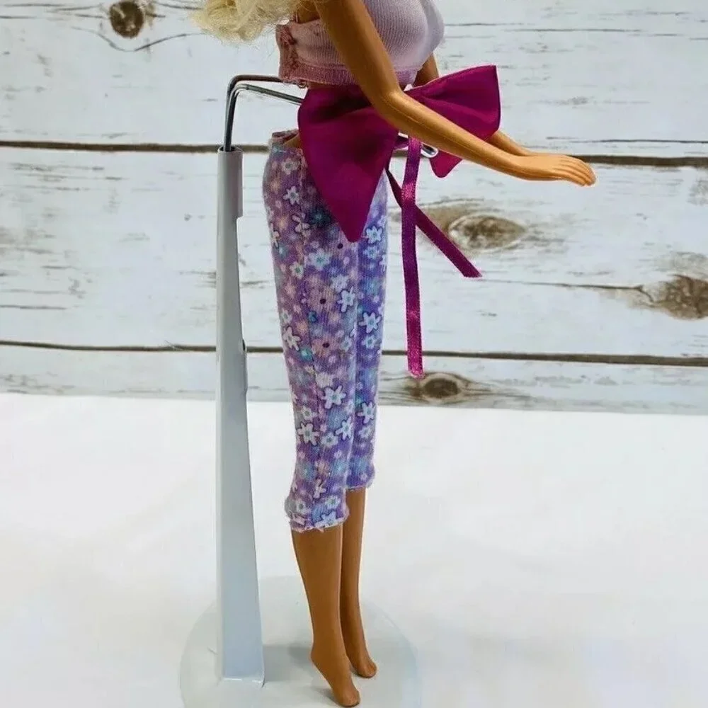 MATTEL BARBIE Doll Long Blonde Hair Blue Eyes Two Piece 12